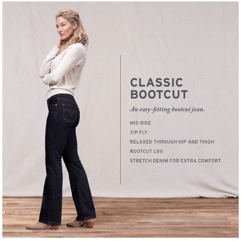 NWOT Levi’s Black boot cut jeans ✨